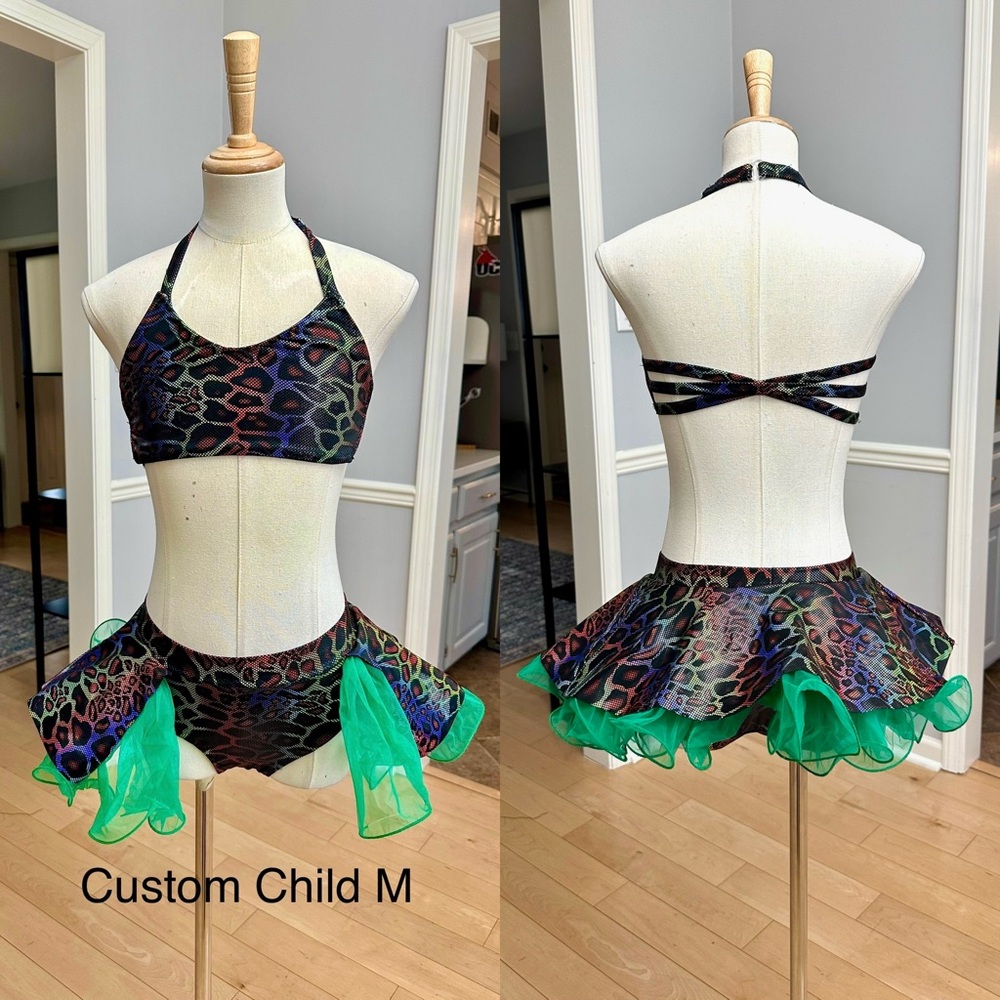Iridescent snake print CM